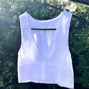 Seamless Plunge Bra Top